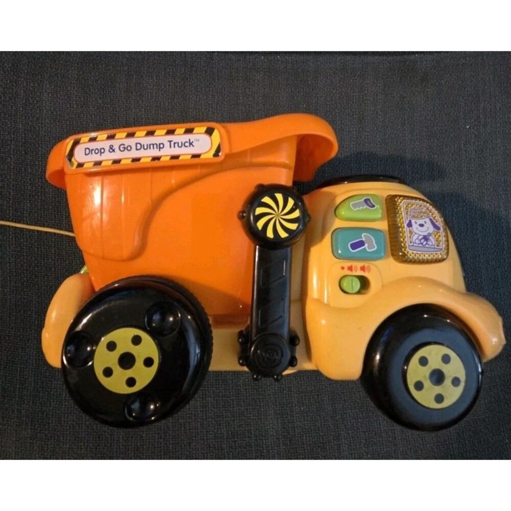 VTech Drop & Go Dump Truck Pull Toy